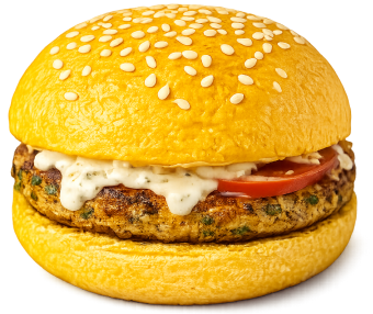 Yellow burger